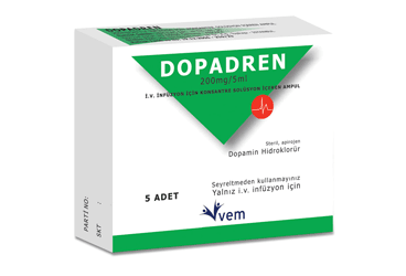 DOPADREN 200 MG/5 ML IV INFUZYON ICIN KONSANTRE COZELTI ICEREN 5 AMPUL